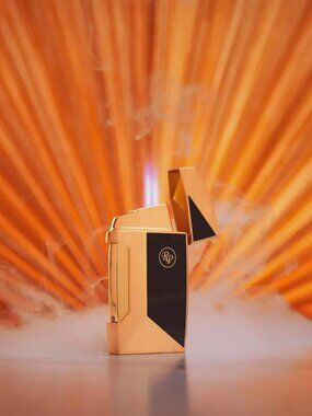 Rocky Patel Edge Lighter Series -Gold - Dual Jet Lighter